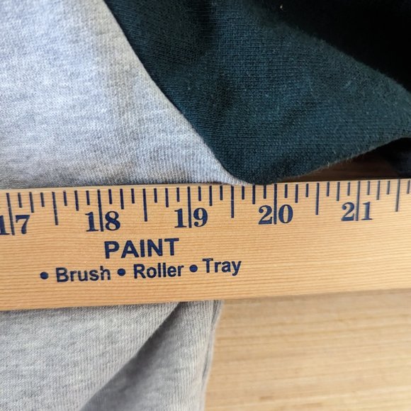 NOAH NYC x Adidas Originals Mens S Gray/Green/Yellow Raglan Hoodie Varsity Style - Picture 10 of 10